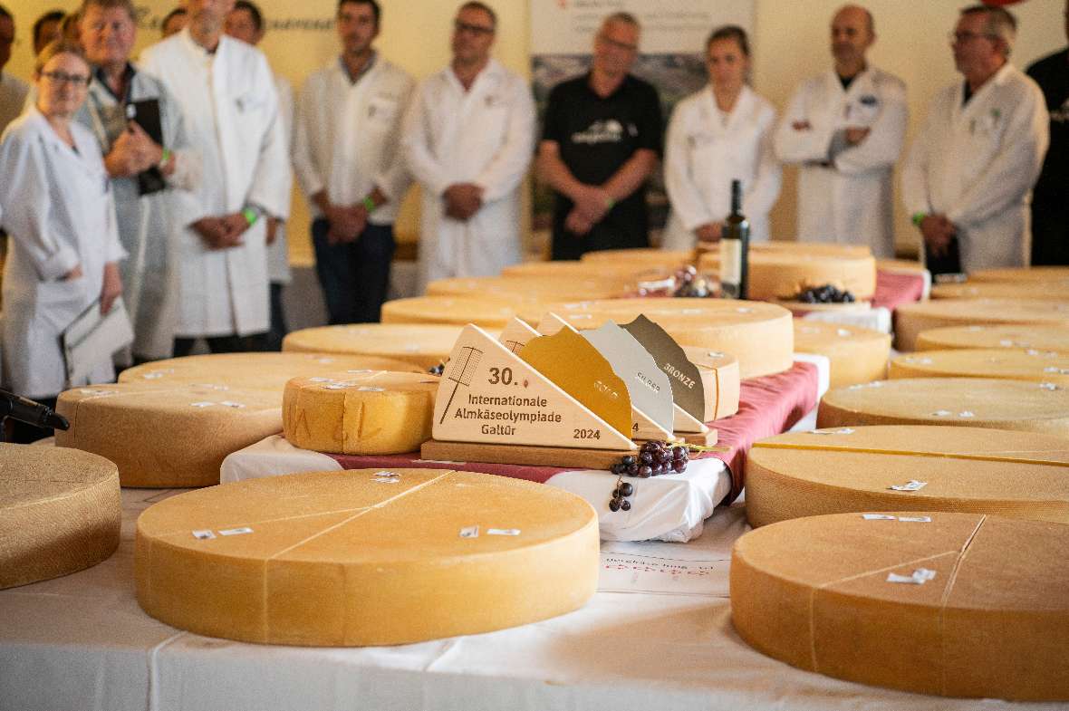 Vergoldete Käse