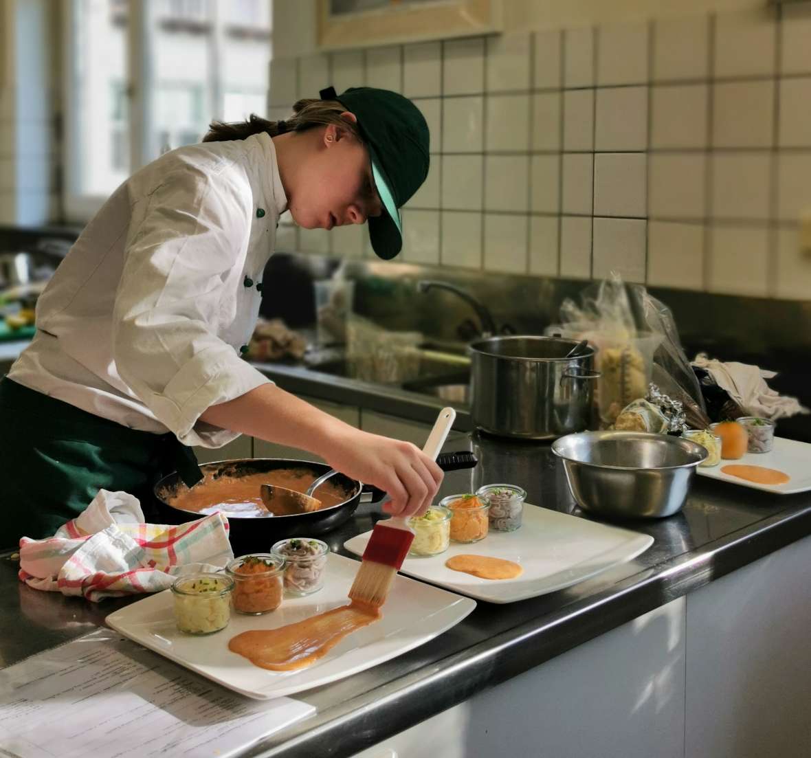 Vorbereitung auf die Koch- und Servierprüfung