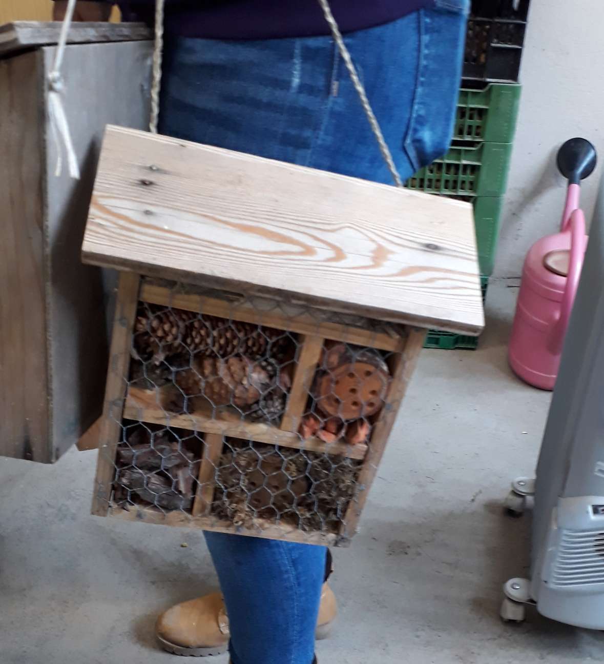Bauen von Zützlingsunterkünften
